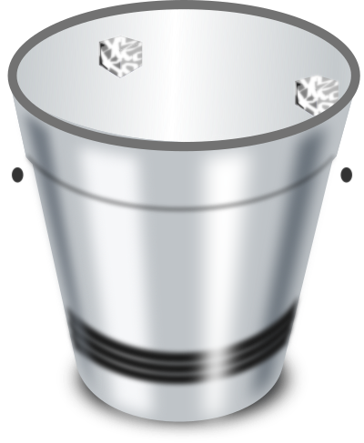 Ice bucket clipart