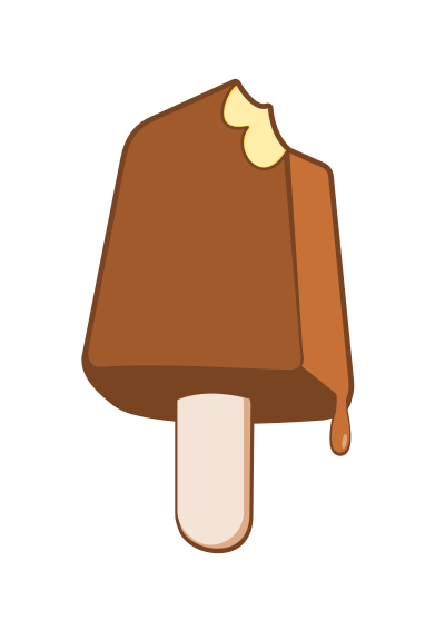 Ice Cream Bar on a Stick clipart
