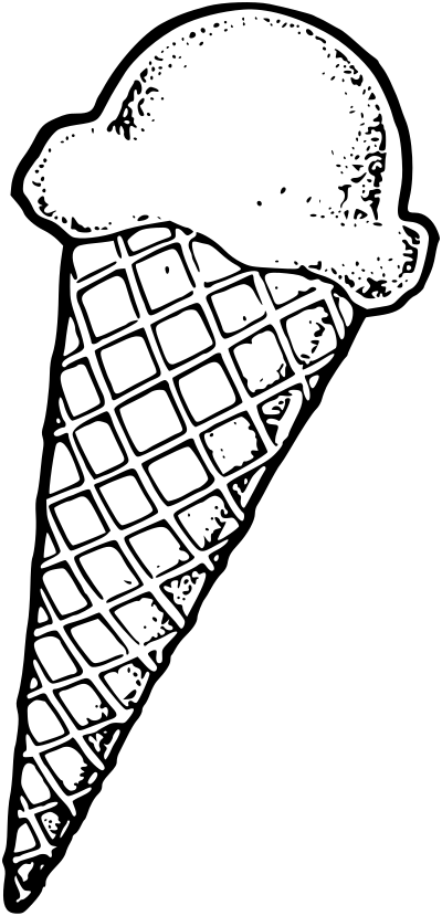 Ice Cream Cone (#5) clipart