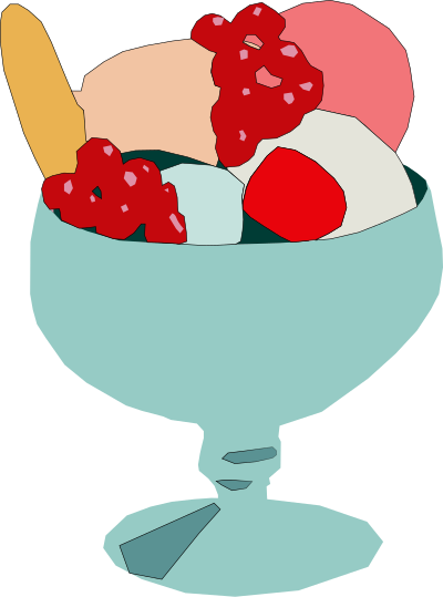Ice cream cup clipart