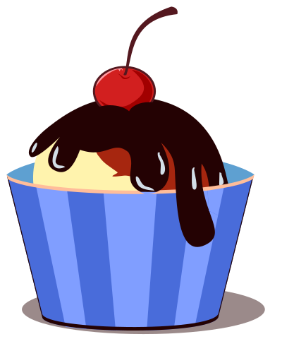 Ice Cream Sundae clipart