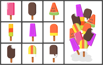 Ice Cream Vector Pack clipart