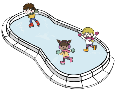 Ice Skating Rink clipart
