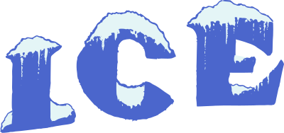 Ice Text - Colour Mix clipart