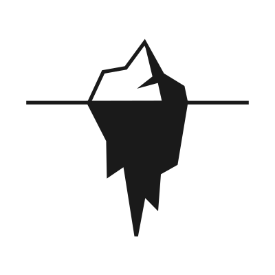 Iceberg Icon clipart