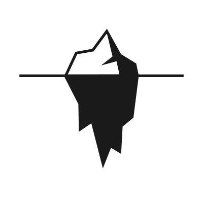 Iceberg Icon Remix clipart