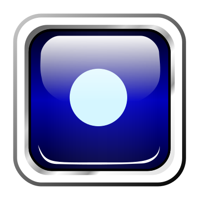 Icon Blue Multimedia Pause clipart
