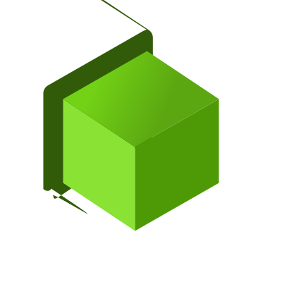 Icon-cube-green clipart