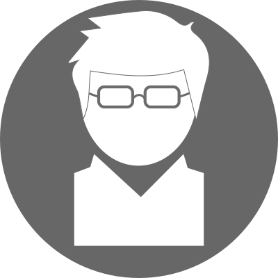 Icon: Engineer White on Grey clipart