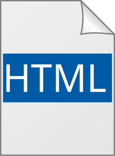 Icon HTML - Ícone clipart