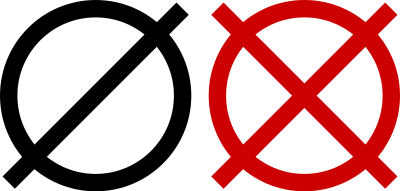 Icon indicating Broken or Unavailable Status clipart