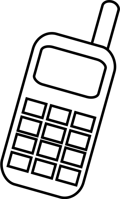 Icon - mobile phone clipart