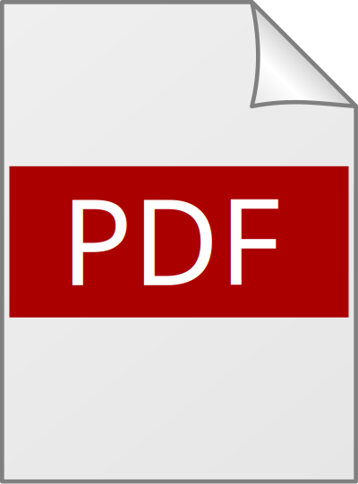 Icon PDF - Ícone clipart