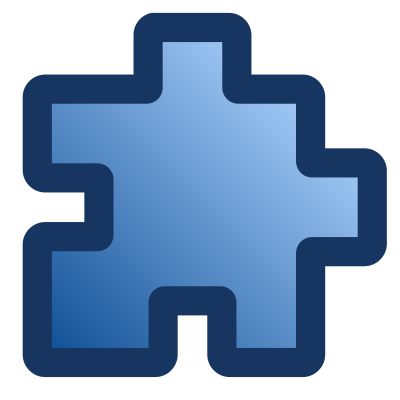 Icon-puzzle-blue clipart