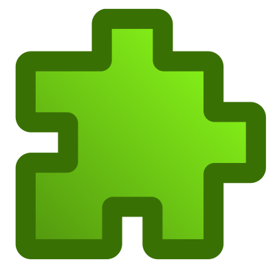 Icon-puzzle-green clipart