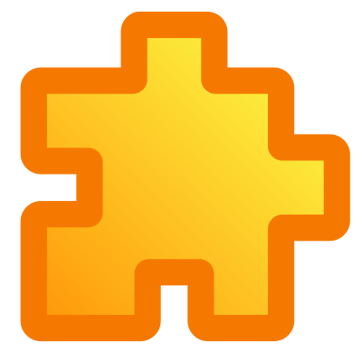 Icon-puzzle-yellow clipart