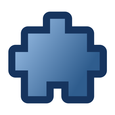 Icon-puzzle2-blue clipart