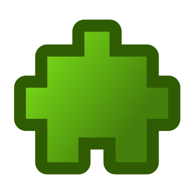 Icon-puzzle2-green clipart