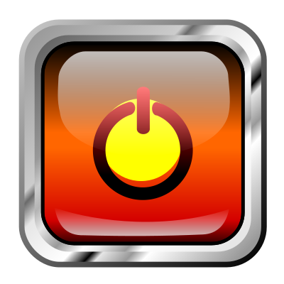 Icon Red Multimedia Power clipart