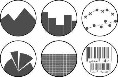 Icon Set Graph clipart