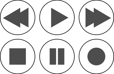Icon Set Player clipart