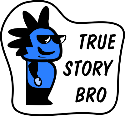 Icon Sticker - True Story clipart