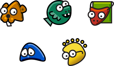 Icons 4 chat 16 pix. clipart
