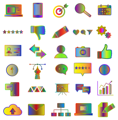 Icons By ShariJo Polyprismatic clipart