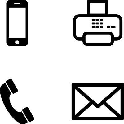 Icons pack for emails signature clipart