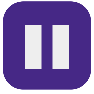 Icons pause clipart