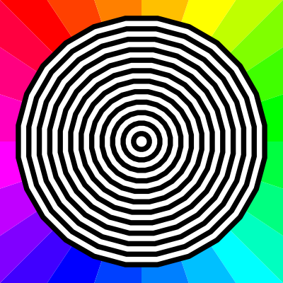 Icosikaitetragon target clipart