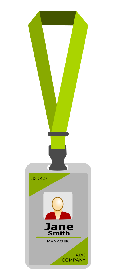ID Lanyard clipart