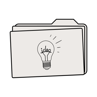 Idea file folder clipart
