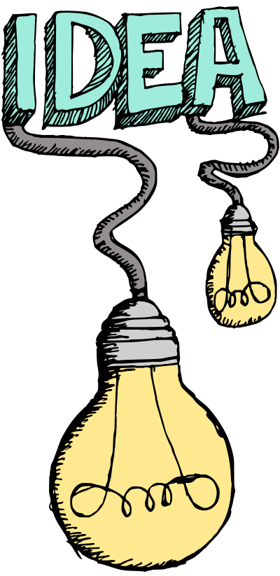Idea Lightbulb - Colour Remix clipart