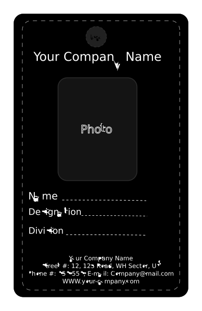 Identity Card clipart