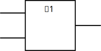 IEC OR Logic Gate clipart