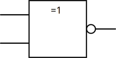 IEC XNOR Logic Gate clipart