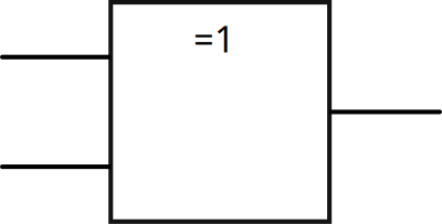 IEC XOR Logic Gate clipart