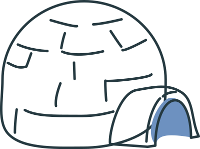 Igloo clipart