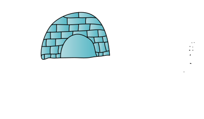 Igloo clipart