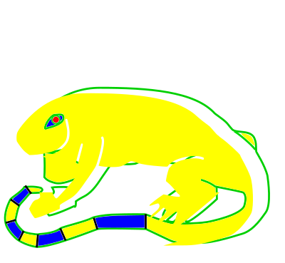 Iguana clipart