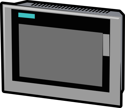 IHM touch siemens model clipart