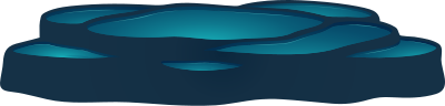 Ilmenskie Cave Background Lake 2 clipart