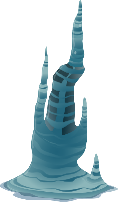 Ilmenskie Cave Icicle 1 clipart