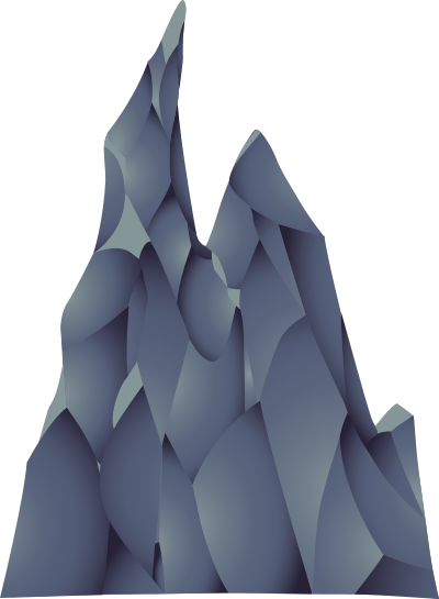 Ilmenskie Cave Large Rock 1 clipart