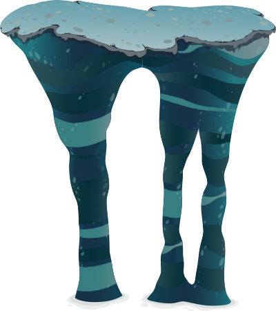 Ilmenskie Cave Platform 4 clipart
