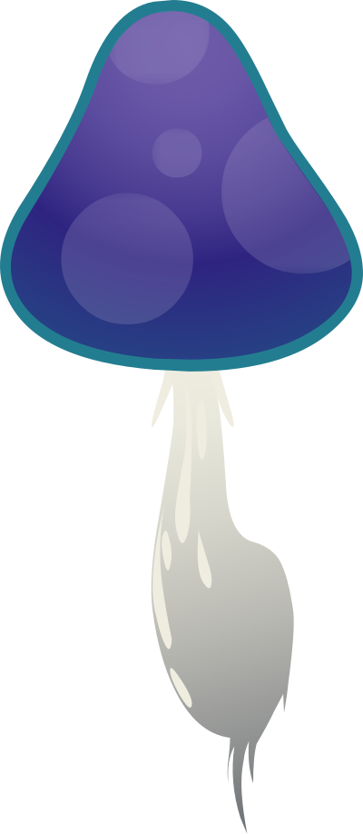 Ilmenskie Purple Mushroom 2 clipart