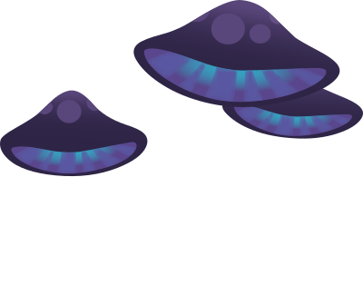 Ilmenskie Purple Mushroom 3 clipart
