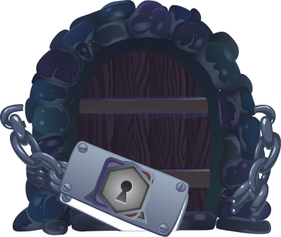 Ilmenskie Zutto Door Asset Wooden Door Lock clipart