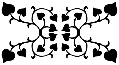 Ivy Silhouette Design clipart